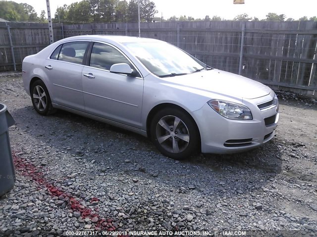 1G1ZC5EUXCF348857 - 2012 CHEVROLET MALIBU 1LT SILVER photo 1