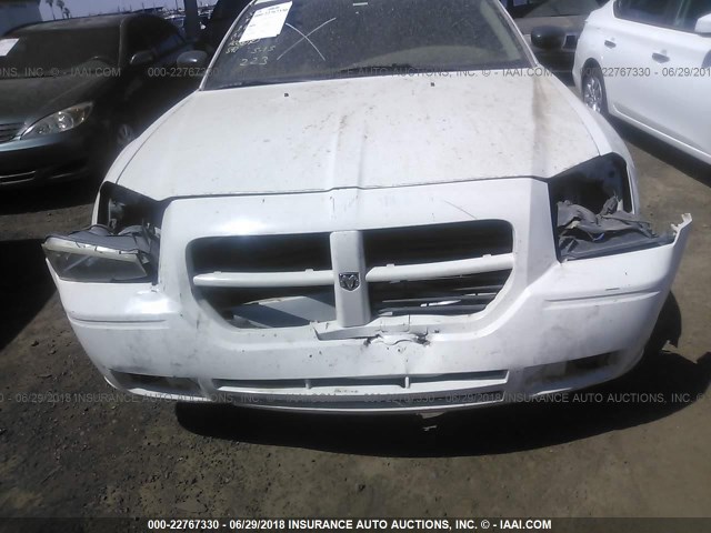 2D4FV47T26H416299 - 2006 DODGE MAGNUM SE WHITE photo 6