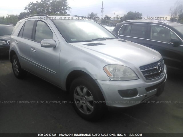 4JGBB86E47A213179 - 2007 MERCEDES-BENZ ML 350 SILVER photo 1