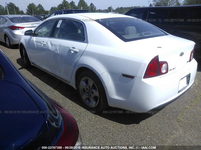 1G1ZC5E02AF175653 - 2010 CHEVROLET MALIBU 1LT თეთრი ფოტო 3
