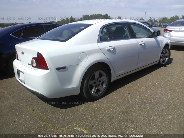 1G1ZC5E02AF175653 - 2010 CHEVROLET MALIBU 1LT თეთრი ფოტო 4