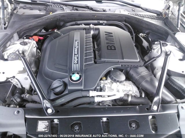 WBA6A0C51EDZ04516 - 2014 BMW 640 I/GRAN COUPE SILVER photo 10