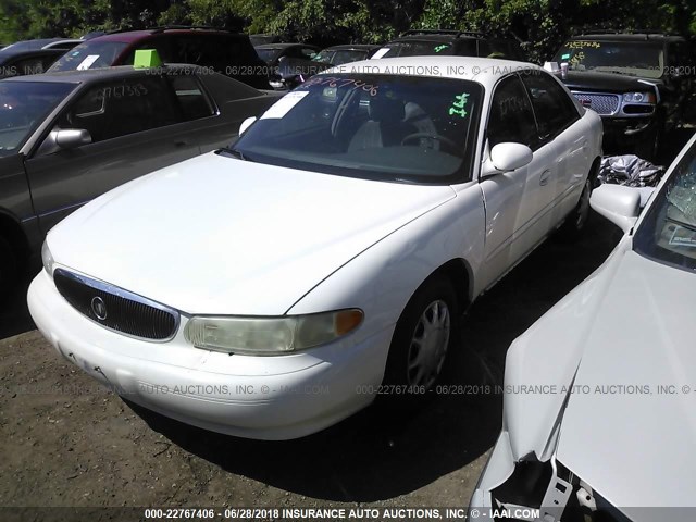 2G4WS52J351153244 - 2005 BUICK CENTURY CUSTOM WHITE photo 2