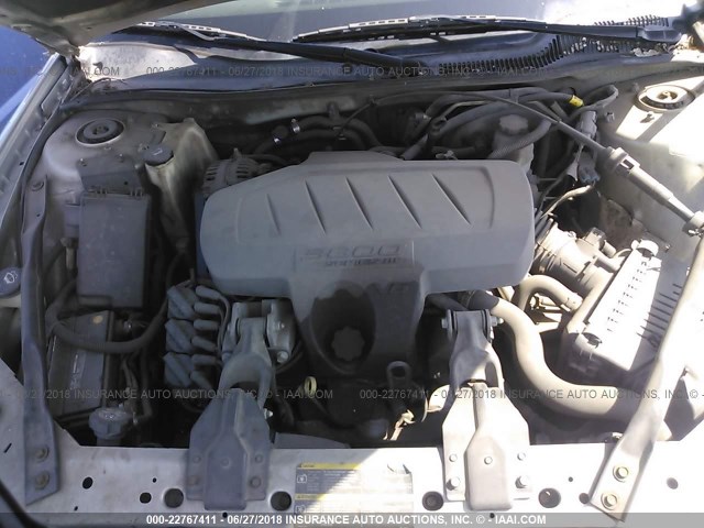 2G2WP552061167280 - 2006 PONTIAC GRAND PRIX SILVER photo 10