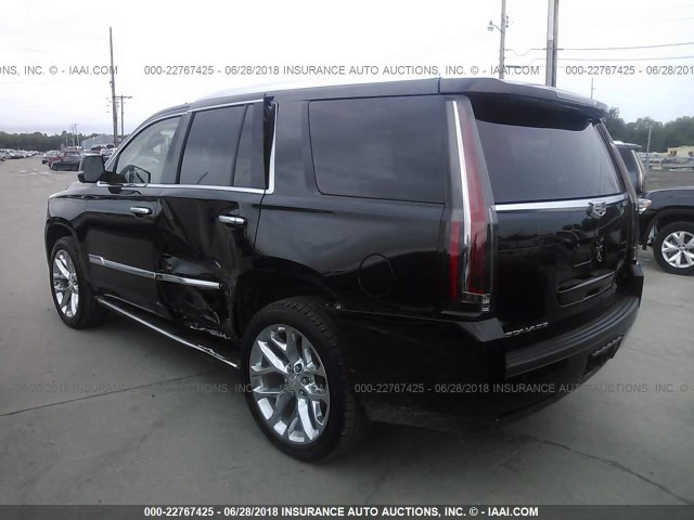 1GYS4DKJ0HR155210 - 2017 CADILLAC ESCALADE PLATINUM BLACK photo 3