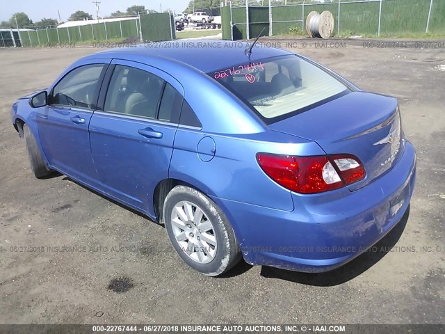 1C3LC46K27N590742 - 2007 CHRYSLER SEBRING BLUE photo 3