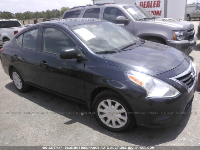 3N1CN7AP9FL925619 - 2015 NISSAN VERSA S/S PLUS/SV/SL GRAY photo 1