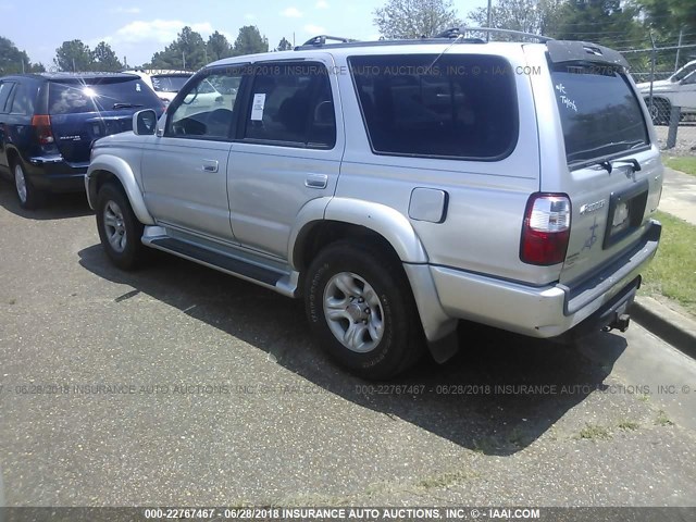 JT3GN86R110191406 - 2001 TOYOTA 4RUNNER SR5 SILVER photo 3