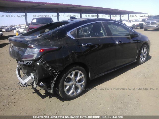 1G1RB6S56HU173290 - 2017 CHEVROLET VOLT PREMIER BLACK photo 4