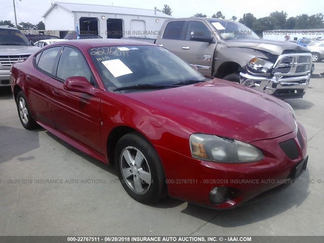 2G2WP552381185842 - 2008 PONTIAC GRAND PRIX RED photo 1