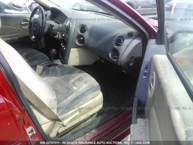 2G2WP552381185842 - 2008 PONTIAC GRAND PRIX RED photo 5