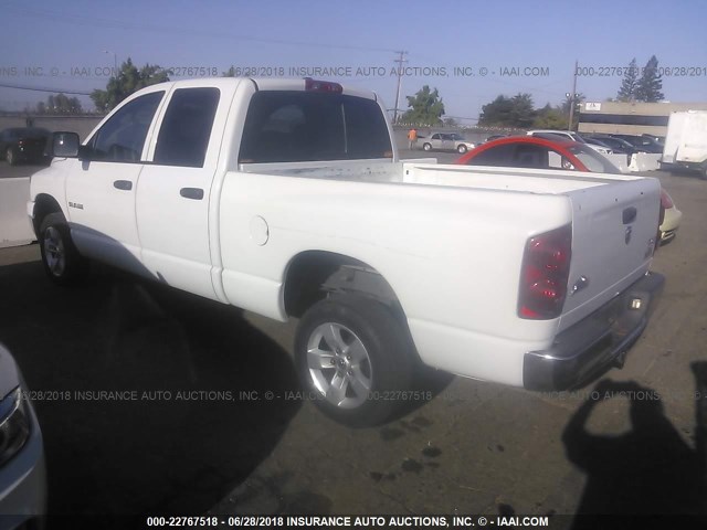 1D7HU18N68J233289 - 2008 DODGE RAM 1500 ST/SLT WHITE photo 3