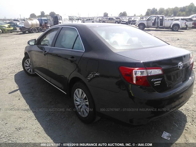 4T4BF1FK7ER390912 - 2014 TOYOTA CAMRY L/SE/LE/XLE 黑色 照片 3