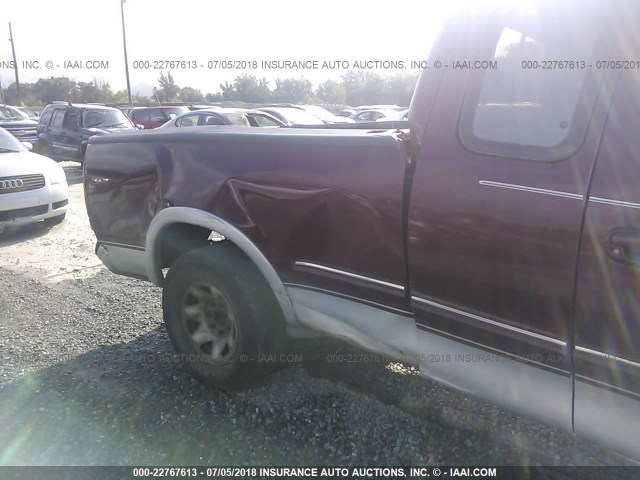 1FTEX27L7VNB98115 - 1997 FORD F250 MAROON photo 6