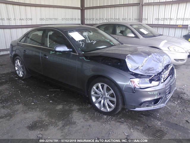 WAUFFAFL5DN044470 - 2013 AUDI A4 PREMIUM PLUS GRAY photo 1