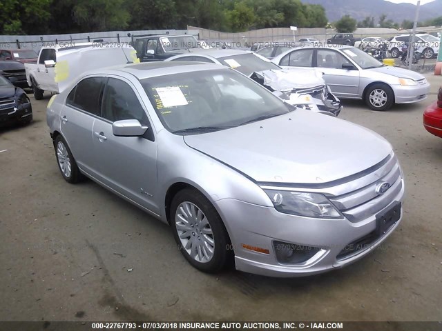 3FADP0L38BR117143 - 2011 FORD FUSION HYBRID SILVER photo 1