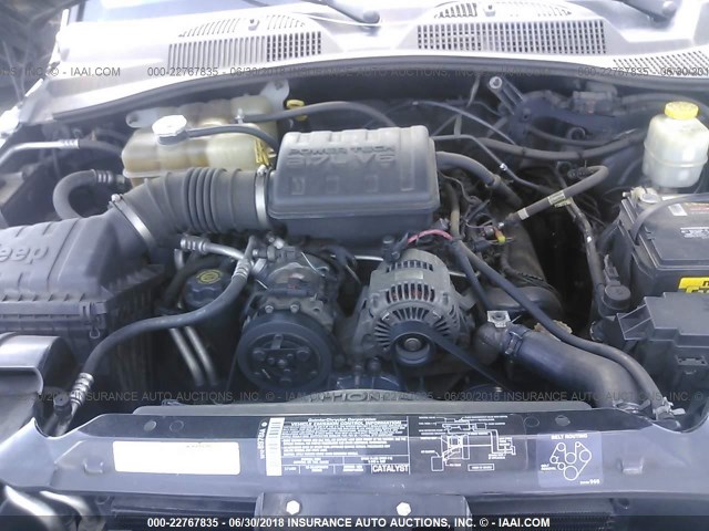 1J4GL48KX3W699832 - 2003 JEEP LIBERTY SPORT/FREEDOM შავი ფოტო 10