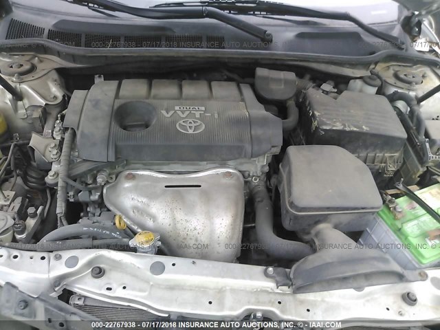 4T1BF3EK1AU527831 - 2010 TOYOTA CAMRY SE/LE/XLE SILVER photo 10