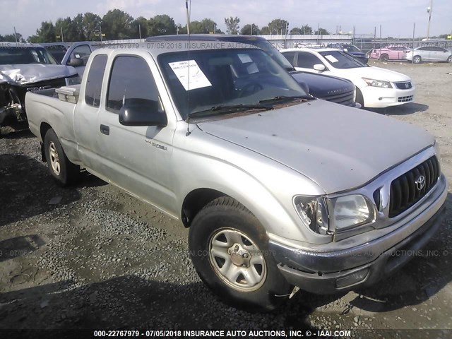 5TEVL52N72Z067670 - 2002 TOYOTA TACOMA XTRACAB GRAY photo 1