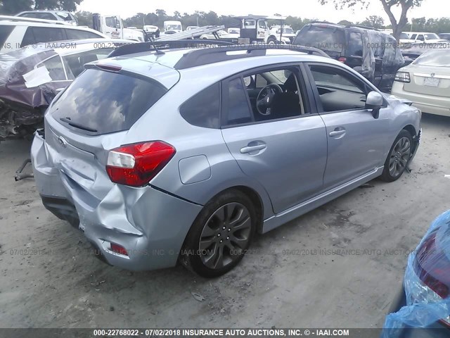 JF1GPAL63CH201399 - 2012 SUBARU IMPREZA SPORT PREMIUM GRAY photo 4