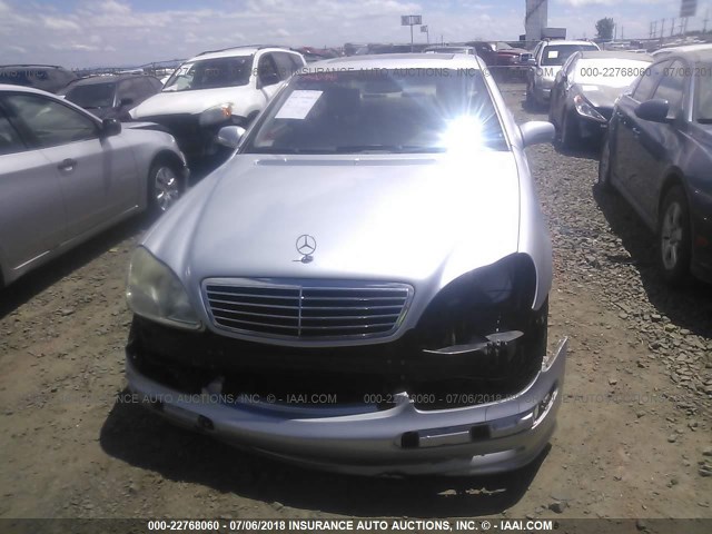 WDBNG70J92A288146 - 2002 MERCEDES-BENZ S 430 SILVER photo 6