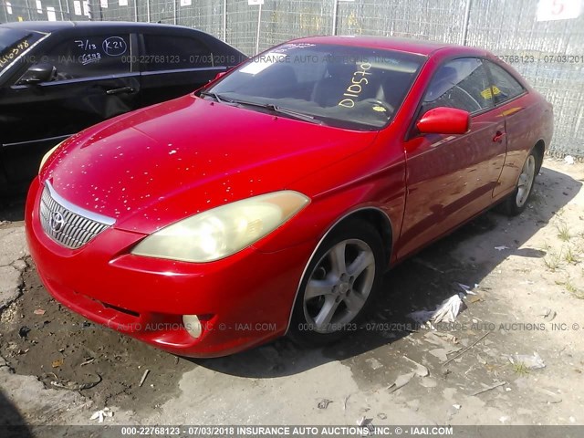 4T1CA38P24U010570 - 2004 TOYOTA CAMRY SOLARA SE/SLE RED photo 2