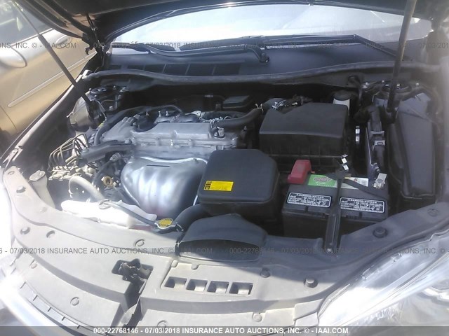 4T1BF1FK9FU057249 - 2015 TOYOTA CAMRY LE/XLE/SE/XSE BLACK photo 10