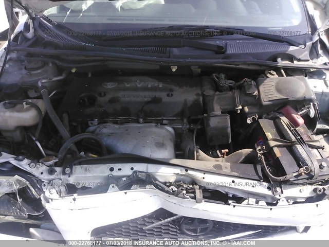 JTKDE177950031081 - 2005 TOYOTA SCION TC 白色 照片 10