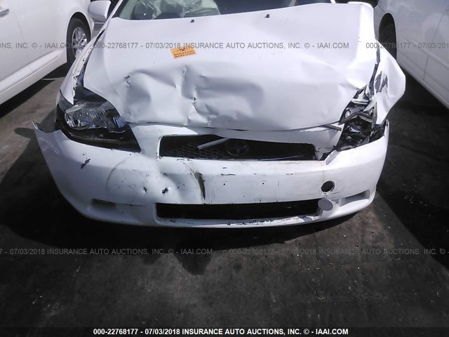 JTKDE177950031081 - 2005 TOYOTA SCION TC 白色 照片 6