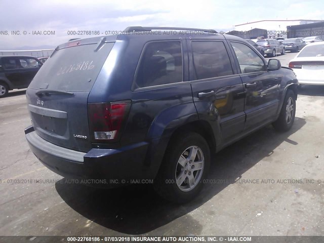 1J4GR48K65C610289 - 2005 JEEP GRAND CHEROKEE LAREDO/COLUMBIA/FREEDOM 蓝色 照片 4