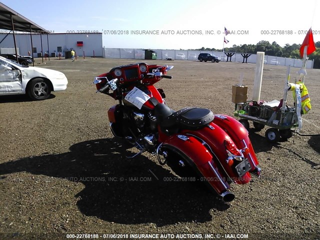 56KTCAAA1H3348248 - 2017 INDIAN MOTORCYCLE CO. CHIEFTAIN RED photo 3