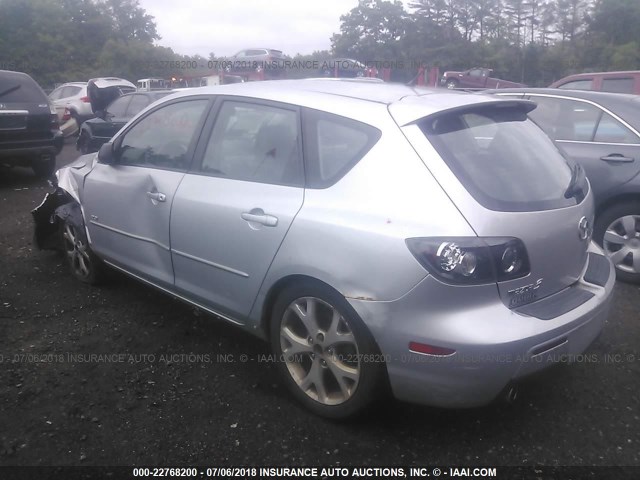 JM1BK344281831426 - 2008 MAZDA 3 HATCHBACK SILVER photo 3