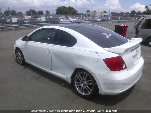 JTKDE167170185563 - 2007 TOYOTA SCION TC 白色 照片 3