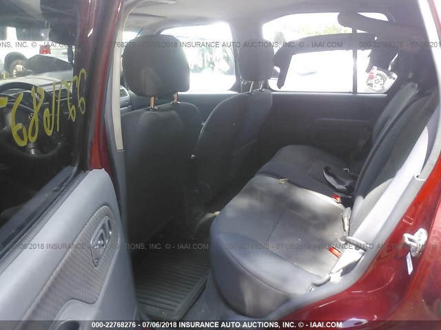 5N1ED28Y54C649874 - 2004 NISSAN XTERRA XE/SE RED photo 8