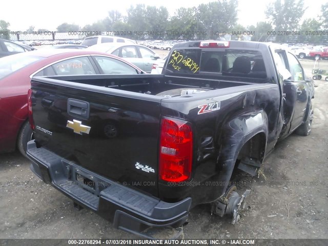 1GCGTDE36G1126030 - 2016 CHEVROLET COLORADO Z71 BLACK photo 4