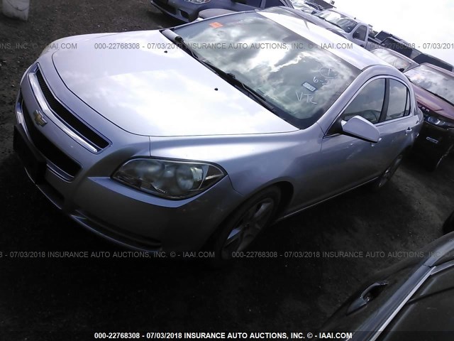 1G1ZC5E05AF254153 - 2010 CHEVROLET MALIBU 1LT GRAY photo 2