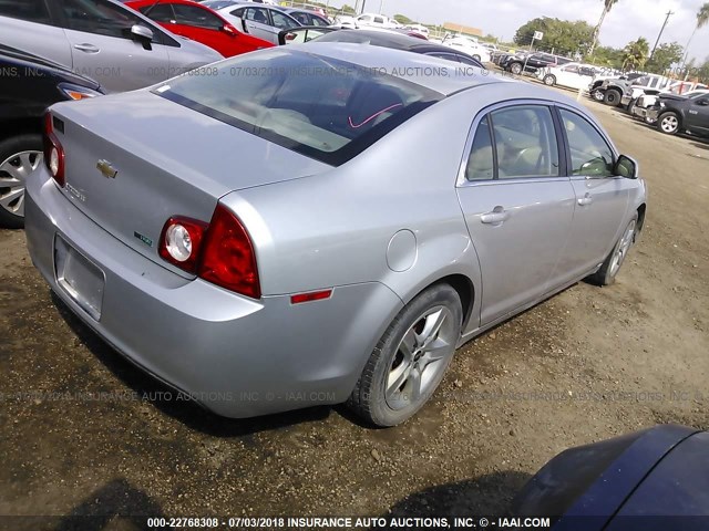 1G1ZC5E05AF254153 - 2010 CHEVROLET MALIBU 1LT GRAY photo 4
