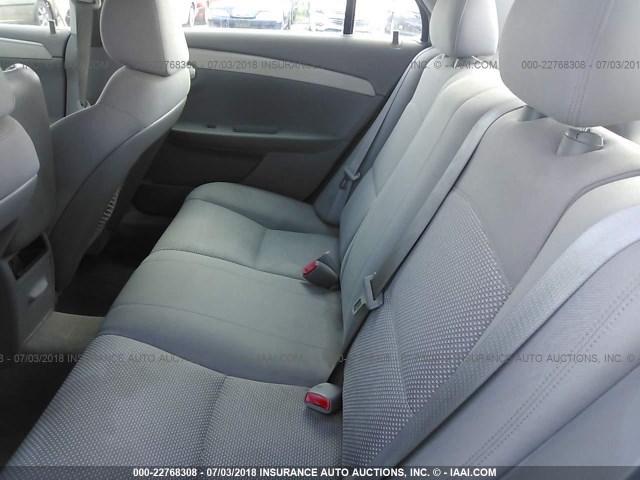 1G1ZC5E05AF254153 - 2010 CHEVROLET MALIBU 1LT GRAY photo 8
