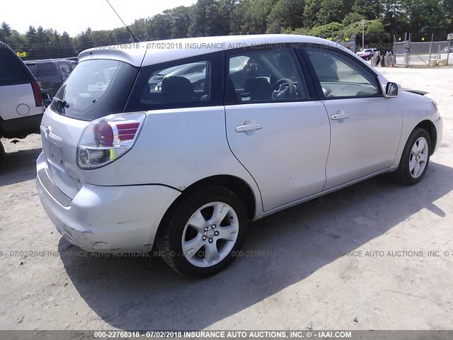 2T1LR30E66C551564 - 2006 TOYOTA COROLLA MATRIX XR SILVER photo 4