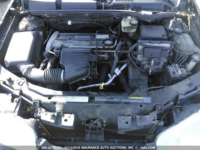 1G8AN12F54Z110325 - 2004 SATURN ION LEVEL 2 BLACK photo 10