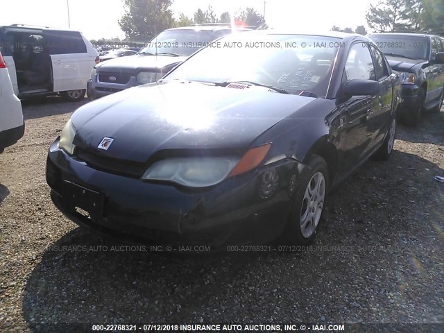 1G8AN12F54Z110325 - 2004 SATURN ION LEVEL 2 BLACK photo 6