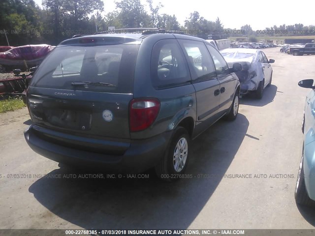 1D4GP25B35B285369 - 2005 DODGE CARAVAN SE GRAY photo 4