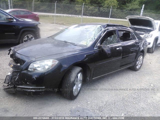 1G1ZC5E09CF151501 - 2012 CHEVROLET MALIBU 1LT 黑色 照片 2