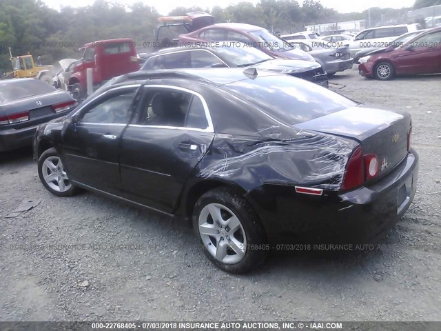 1G1ZC5E09CF151501 - 2012 CHEVROLET MALIBU 1LT 黑色 照片 3