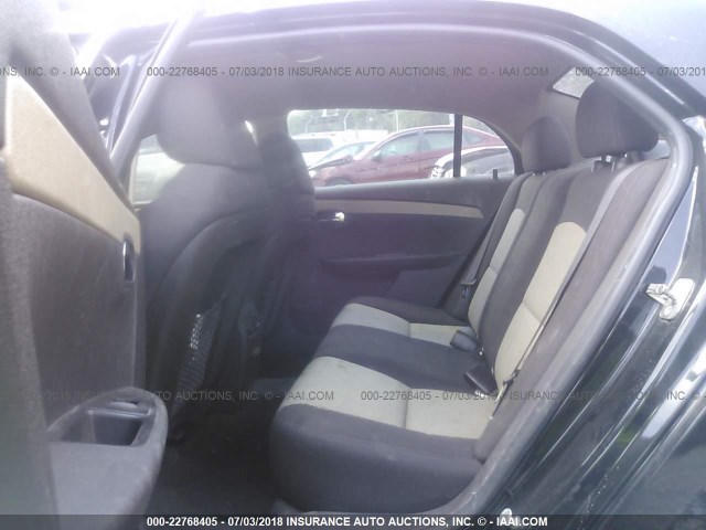 1G1ZC5E09CF151501 - 2012 CHEVROLET MALIBU 1LT 黑色 照片 8