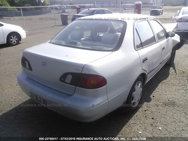 2T1BR12E3XC107640 - 1999 TOYOTA COROLLA VE/CE/LE 银色 照片 4
