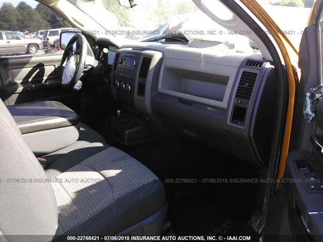 3C6JD6AT2CG278037 - 2012 DODGE RAM 1500 ST ORANGE photo 5