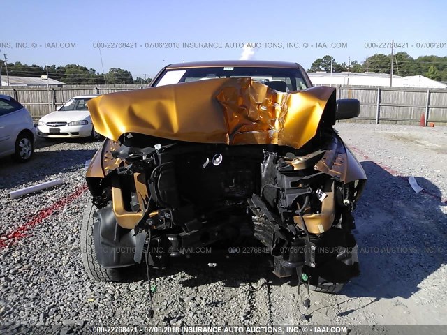 3C6JD6AT2CG278037 - 2012 DODGE RAM 1500 ST ORANGE photo 6