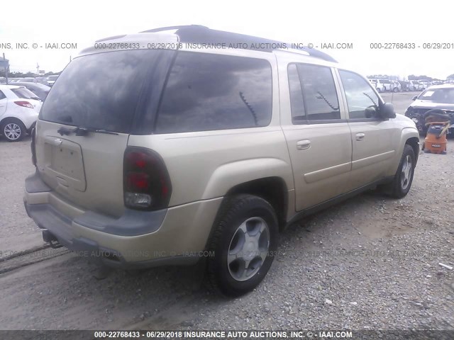 1GNET16S556153139 - 2005 CHEVROLET TRAILBLAZER EXT LS/EXT LT GOLD photo 4