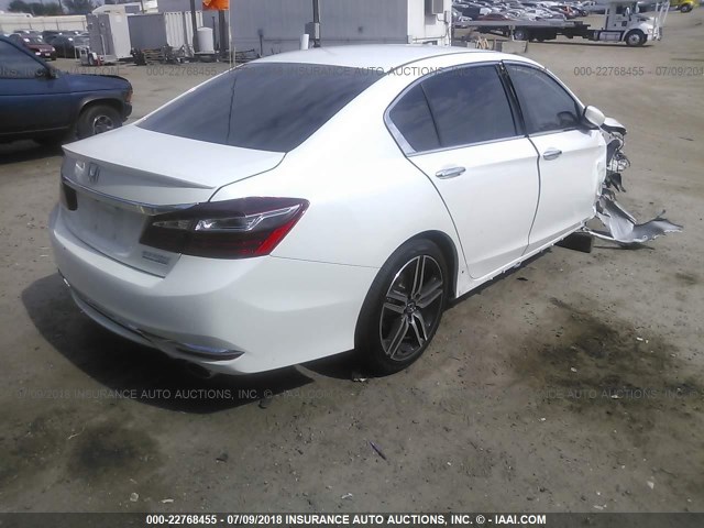 1HGCR2F10HA237206 - 2017 HONDA ACCORD SPORT SPECIAL EDITION WHITE photo 4